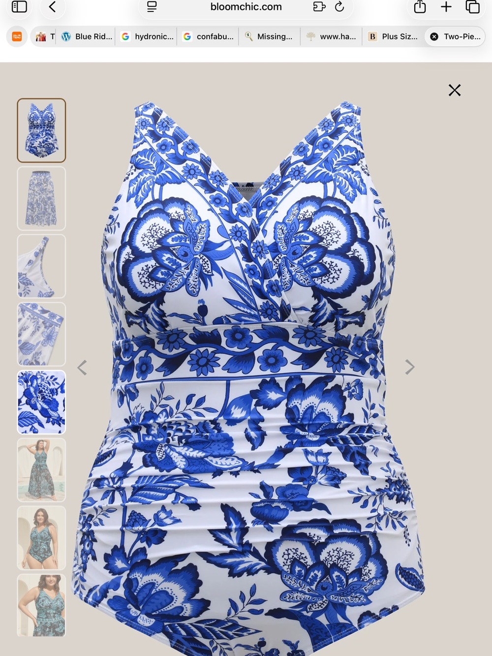 NWT swimsuit and skirt - Picture 6 of 10
